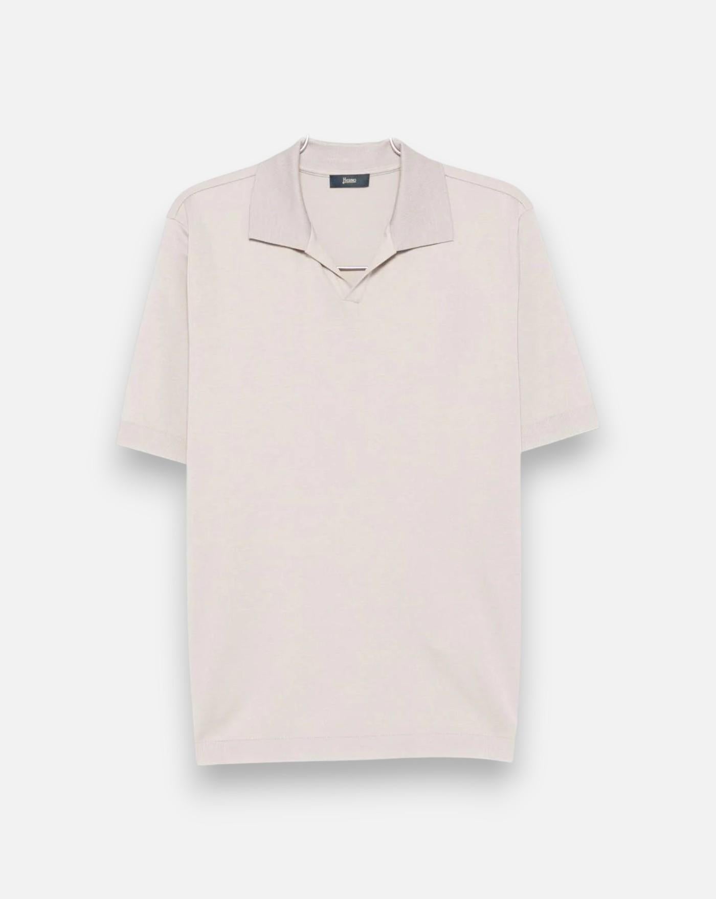 Polo Herno Men's knitted Polo shirt JV000004U 520599403 HERNO 