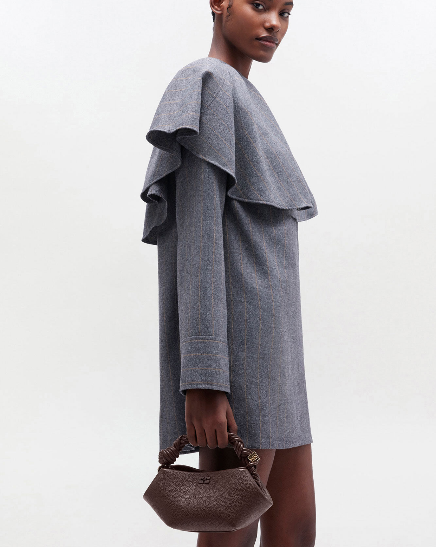 Bolso Ganni Bou Bag Mini Grained A7275 979 GANNI 