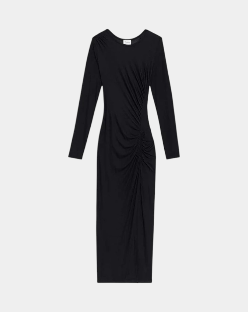 Vestido Isabel Marant Jelina RO0349FB C3K01E 01BK ISABEL MARANT 