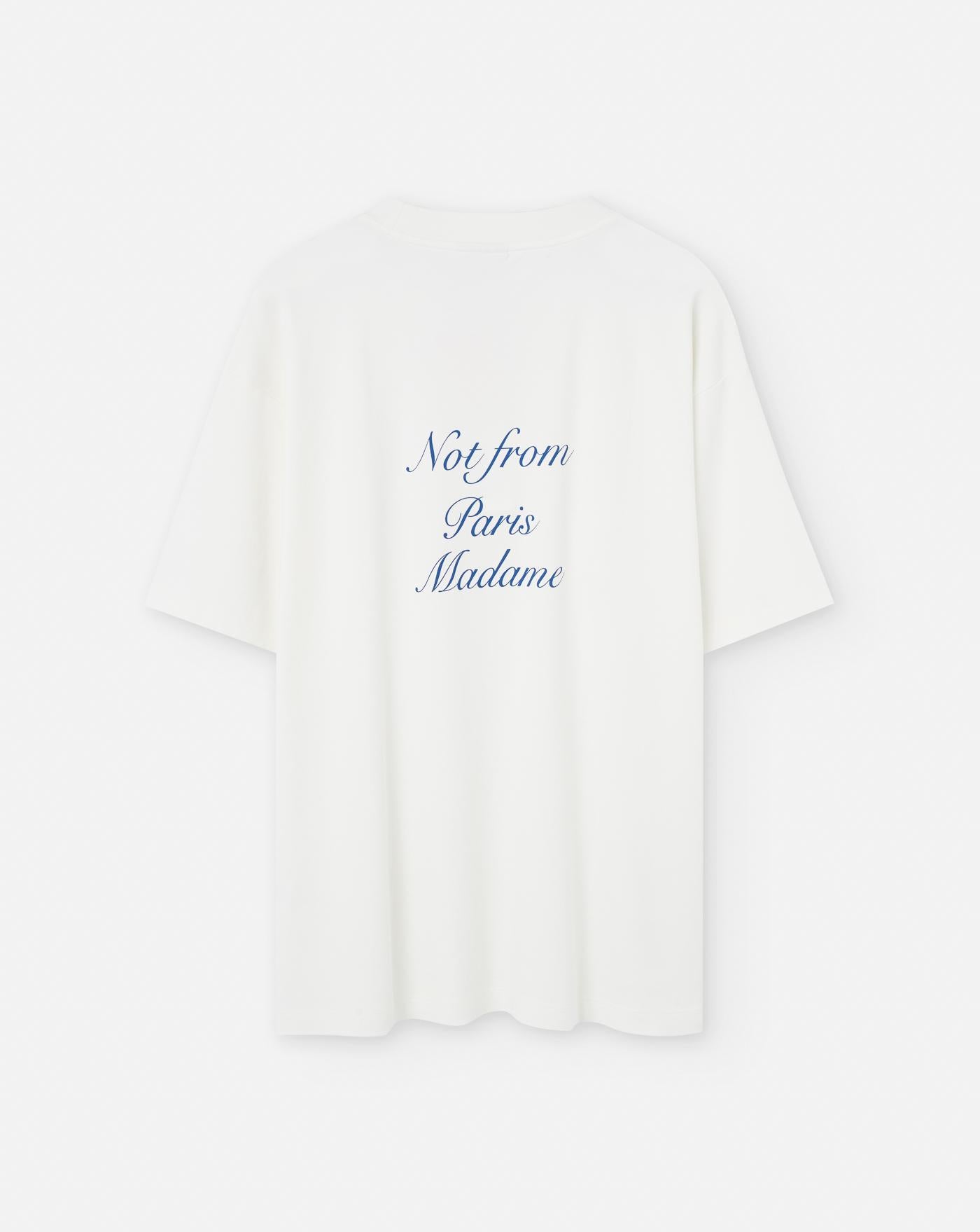 Camiseta Drole de Monsieur Le T-Shirt Slogan Cursive TS209 CO002 OW DROLE DE MONSIEUR 