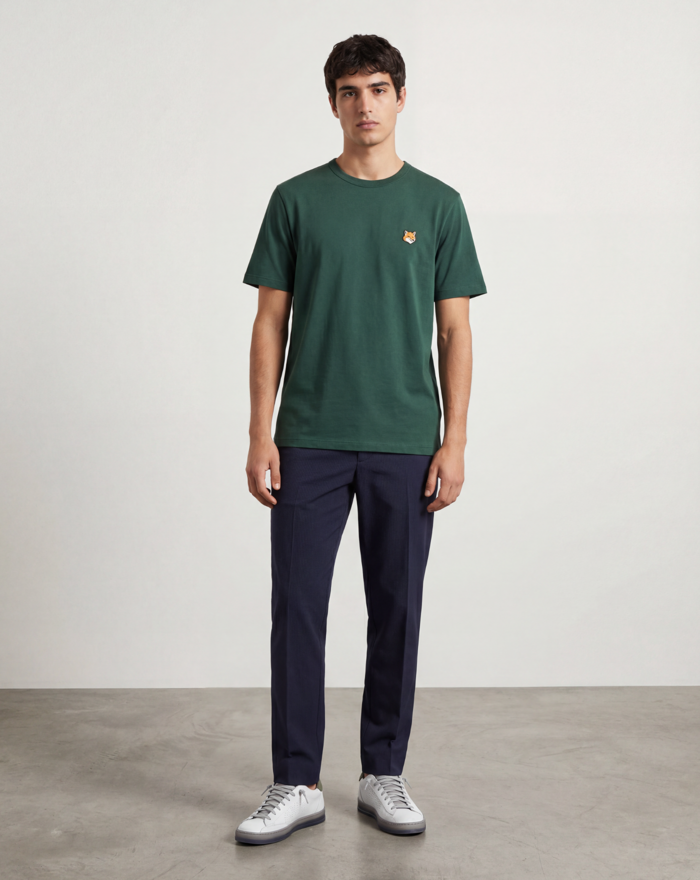 Camiseta Maison Kitsune Fox Head PM00107KJ7026 P399 MAISON KITSUNE 