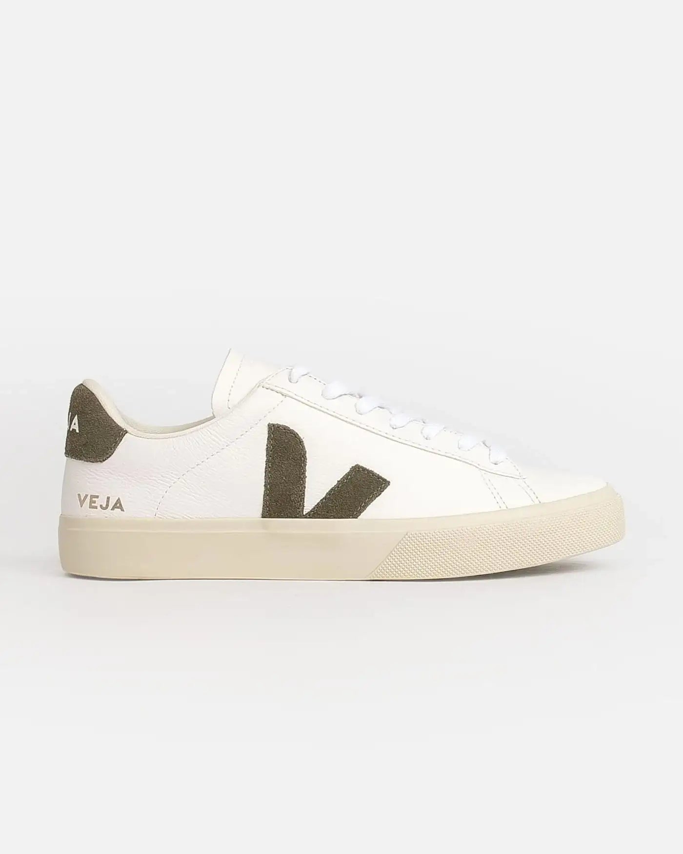 Zapatillas Veja Campo Leather Extra White Kakhi CP0502347B EXTRA-WHITE-KAKHI VEJA 