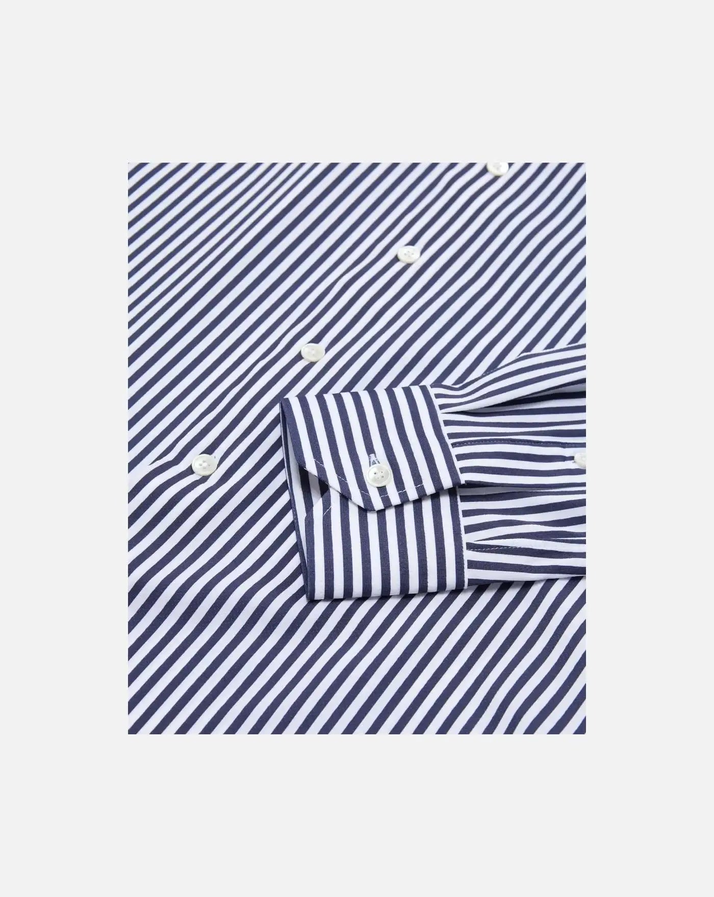 Camisa Traiano Performance jersey shirt T16007 311 168 NAVY STRIPE TRAIANO MILANO 