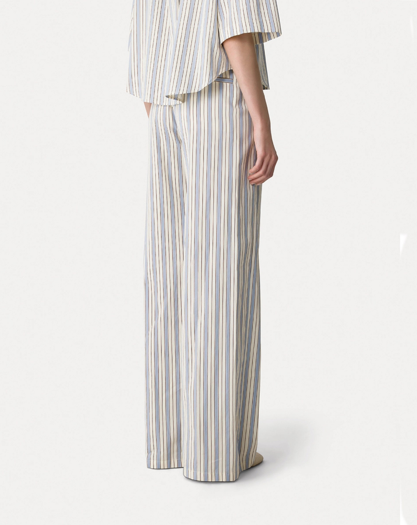 Pantalon Forte Forte Pinstriped Straight Pants 14822 5047 FORTE FORTE 