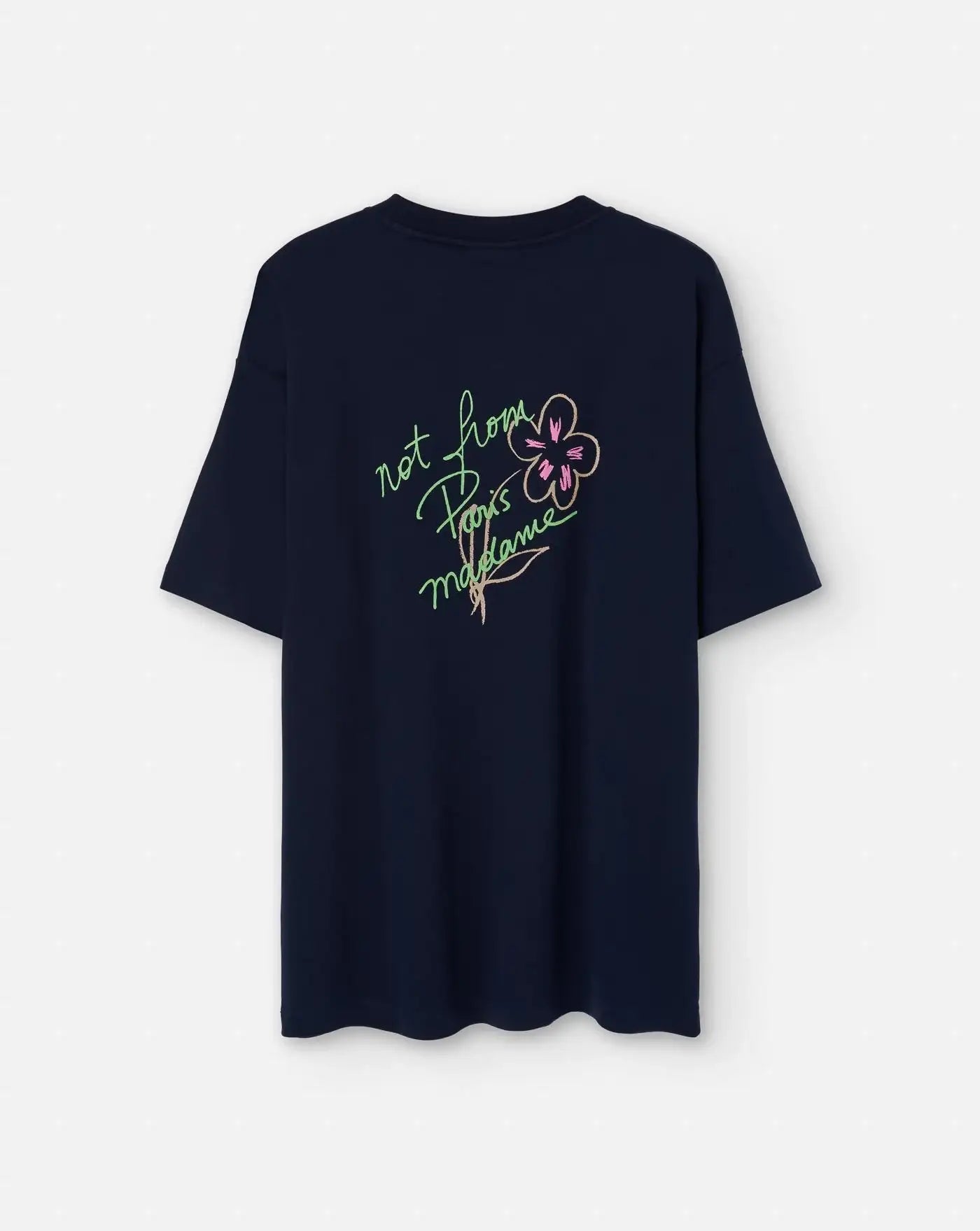 Camiseta Drole de Monsieur Le T-Shirt Slogan Esquisse TS188 CO002 NY DROLE DE MONSIEUR 