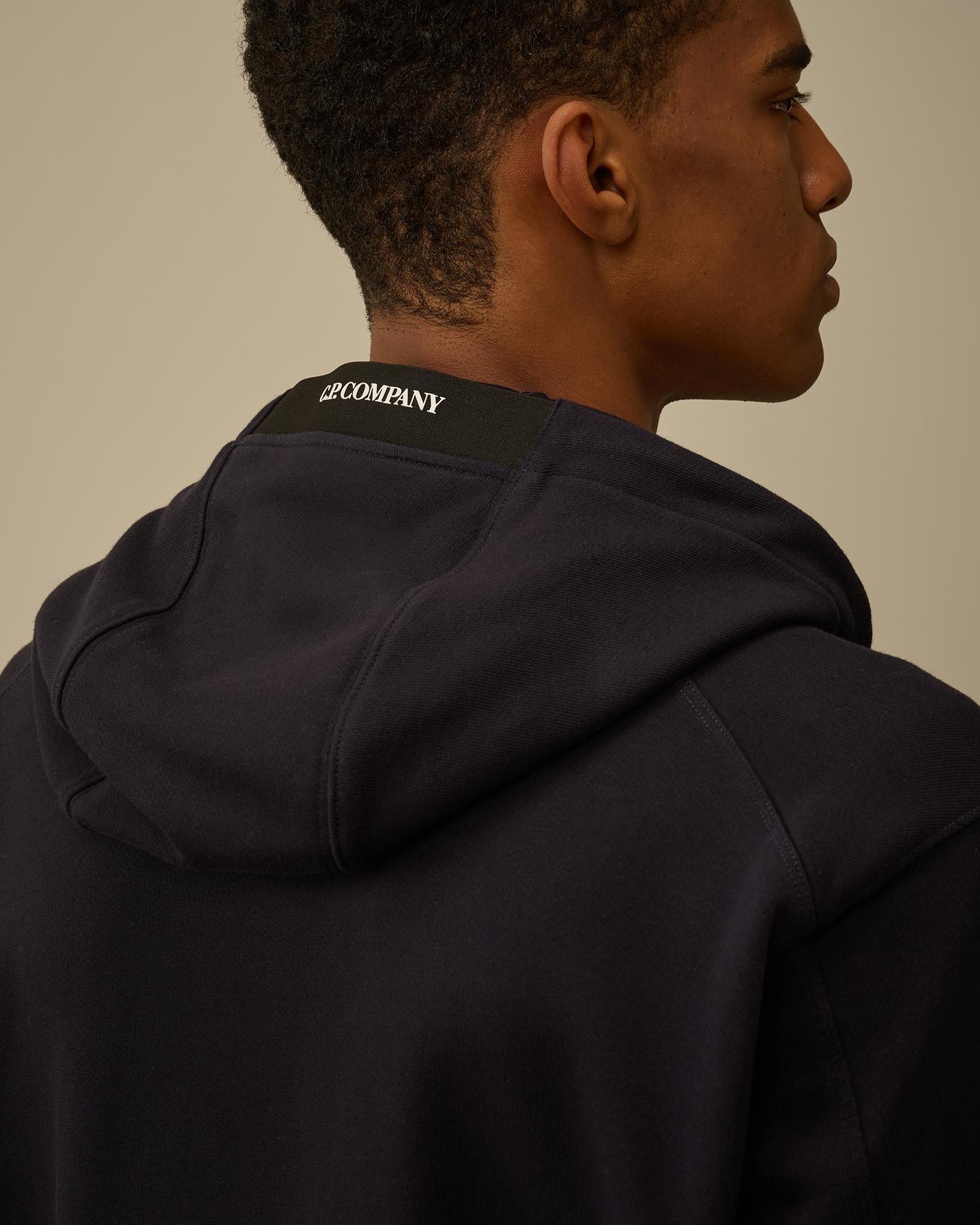 Sudadera C.P.Company Sweatshirt Hooded in Diagonal Raised Fleece RCCMSS714A005086W 888 C.P. COMPANY 