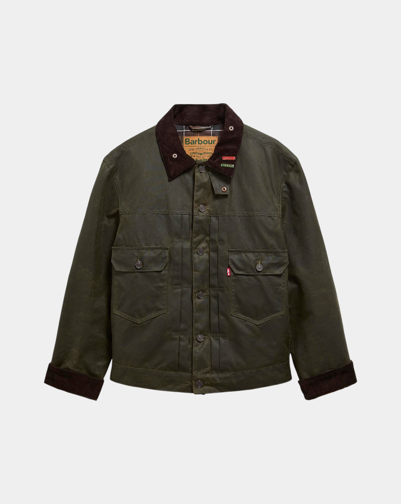 Chaqueta Barbour x Levi's Type II Waxed Jacket MWX2522OL 51 BARBOUR 