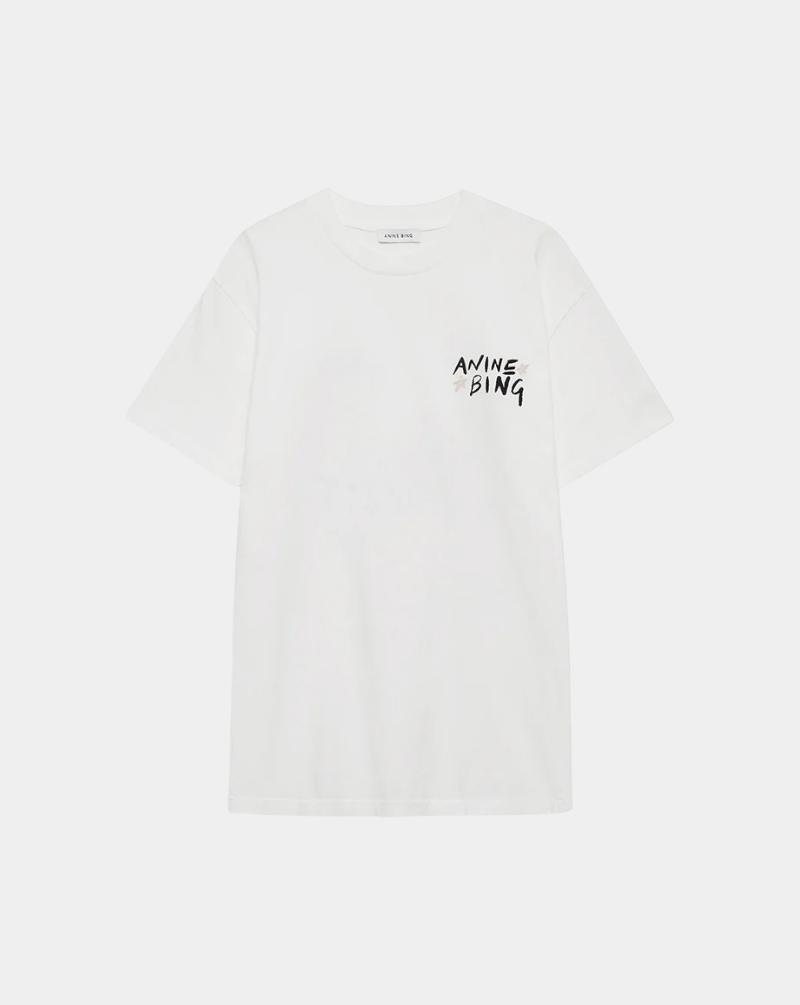 Camiseta Anine Bing Walker Tee Empowerment A0812056IVY1 IVORY ANINE BING 