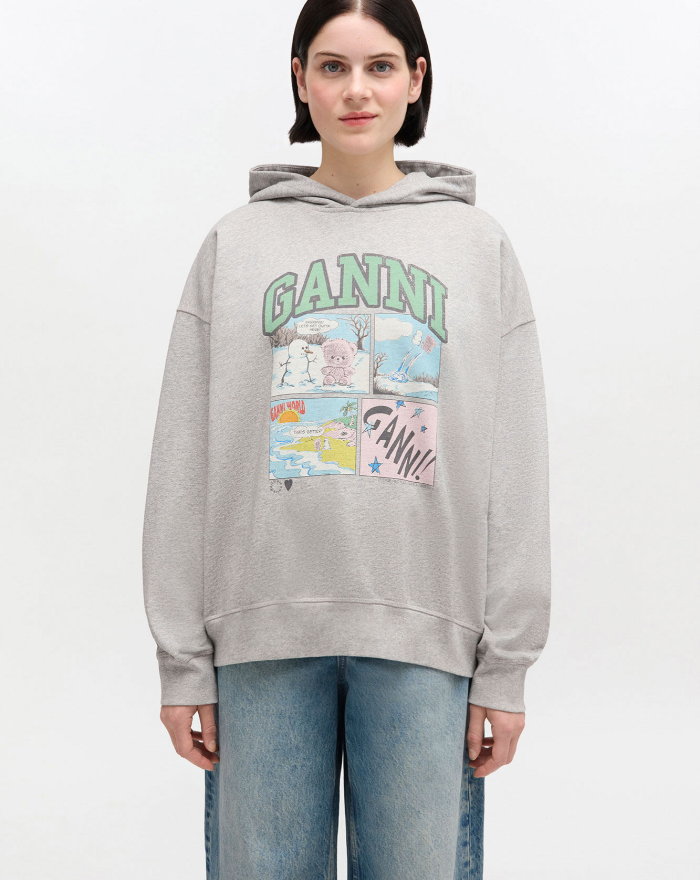 Sudadera Ganni Comic Hoodie A1060034 920 GANNI 
