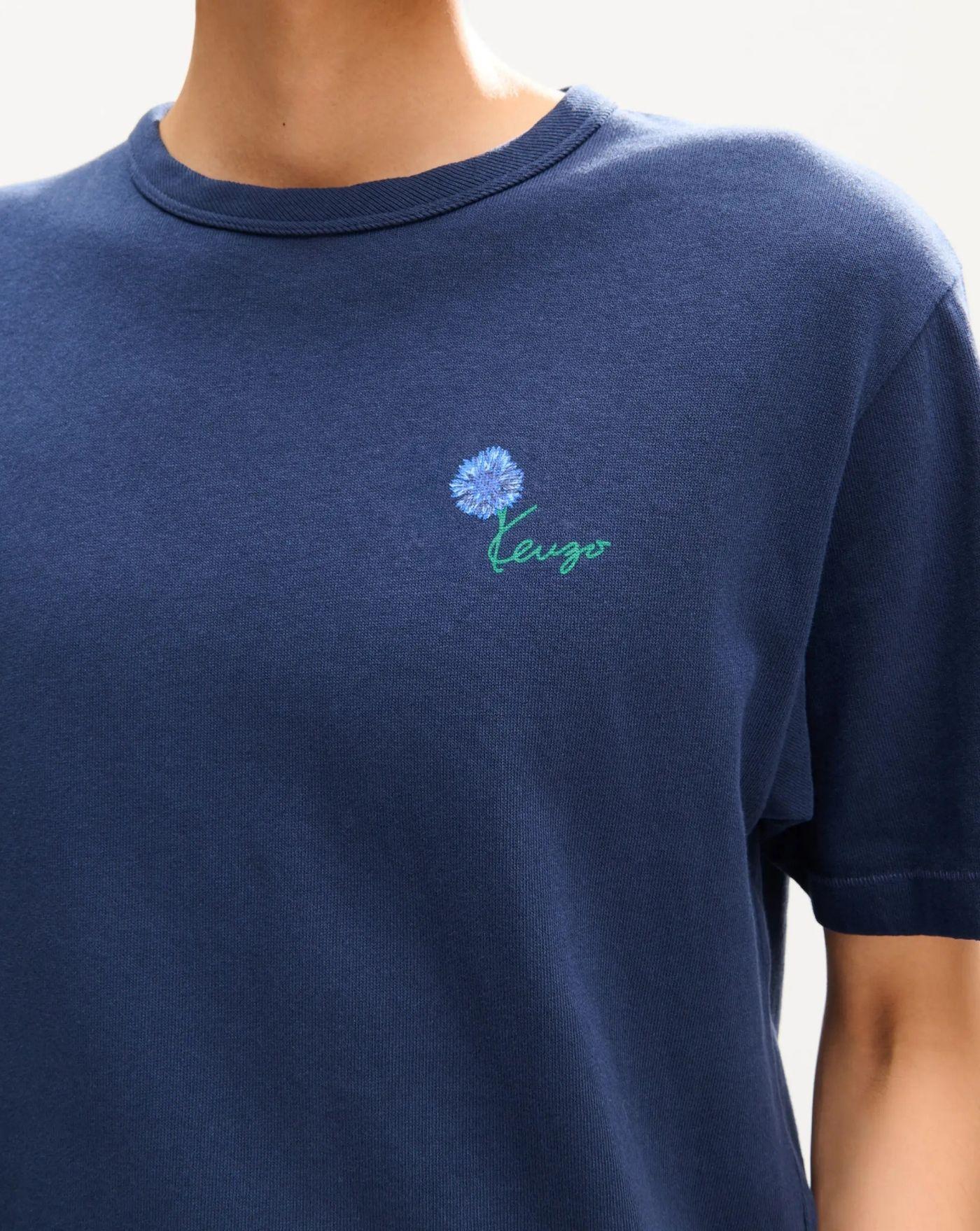 Camieseta Kenzo Tulip<BR/><BR/> FG65TS2934SK 79 BLUE BLACK KENZO 