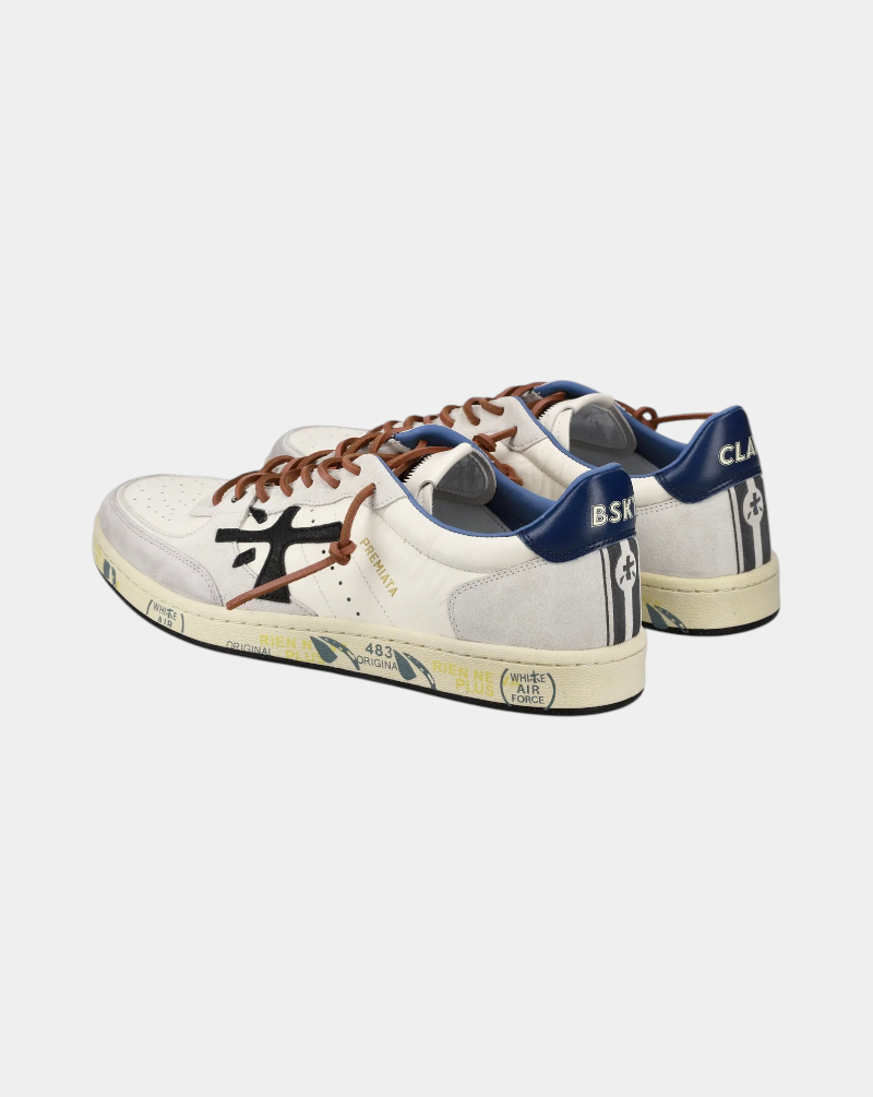 Zapatillas Premiata Basket Clay 7617 BSKTCLAY 7617 WHITE/BLUE PREMIATA 