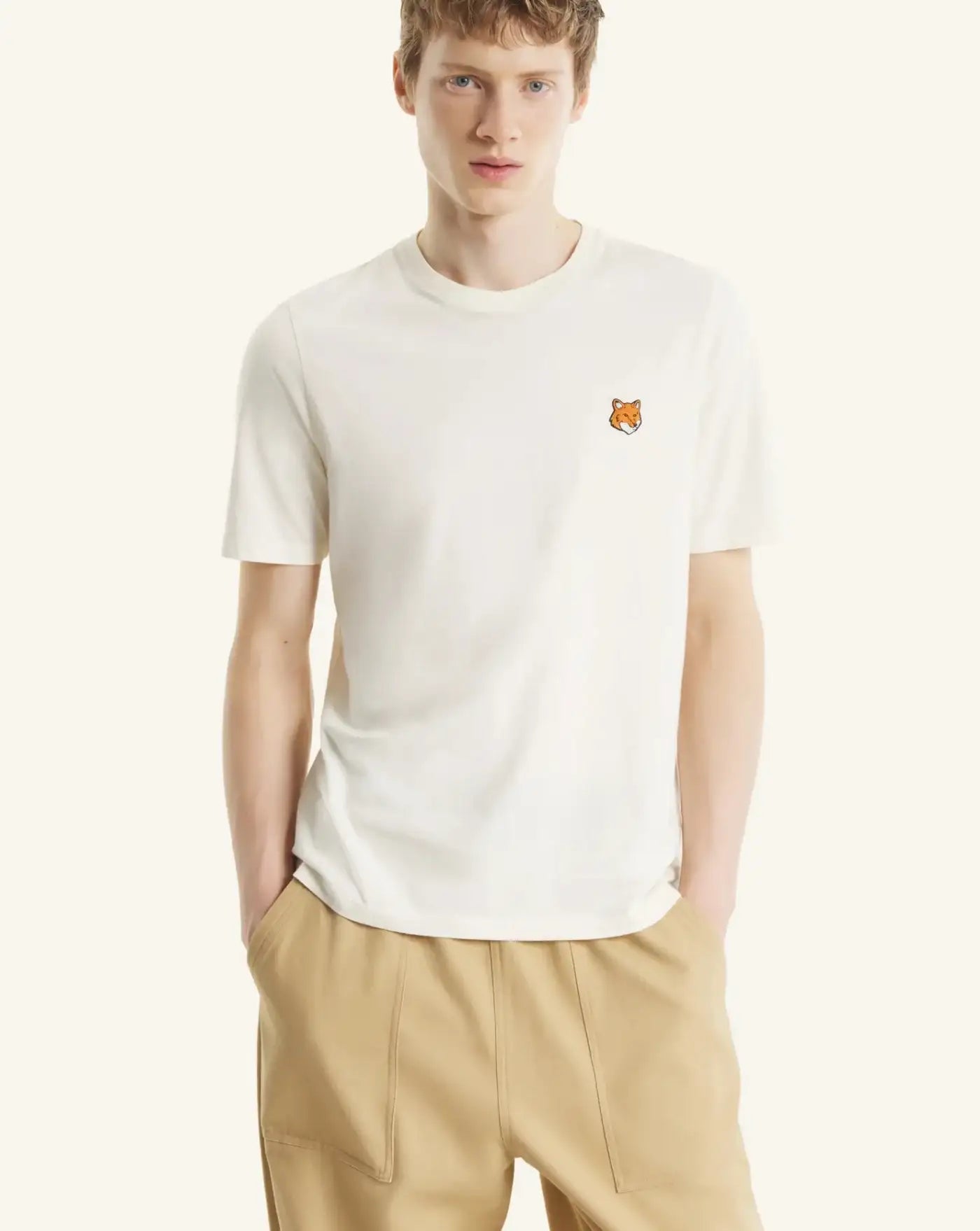 Camiseta Maison Kitsune Fox Head PM00107KJ7026 0063 MAISON KITSUNE 