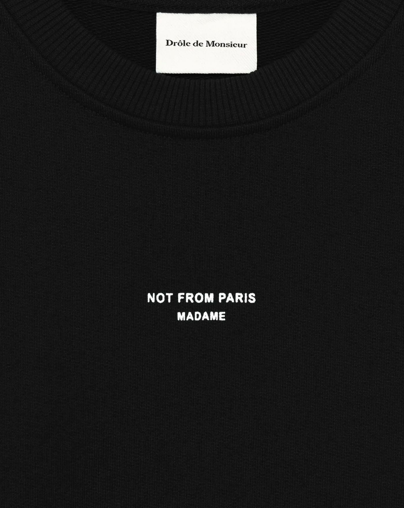 Sudadera Drole de Monsieur Classic Slogan Sweatshirt SW148 CO127 BL DROLE DE MONSIEUR 