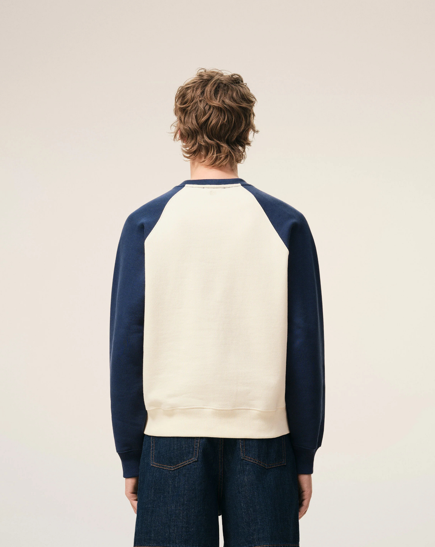 Sudadera Ami Paris Bicolor USW781747 A027 AMI PARIS 