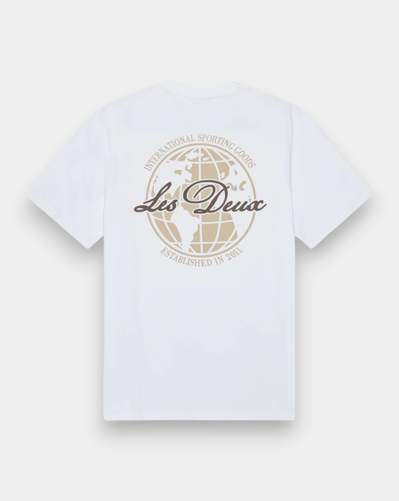 Camiseta Les Deux Ben Globe T-Shirt<BR/><BR/> 1001476 201 LES DEUX 