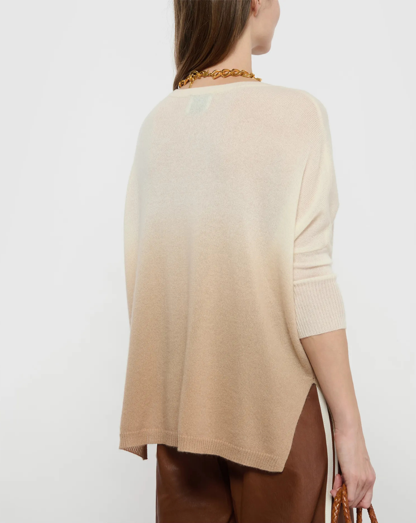 Sueter Kujten Pull Minie Dye Organic Blanc F2034 ORGANIC BLANC KUJTEN 
