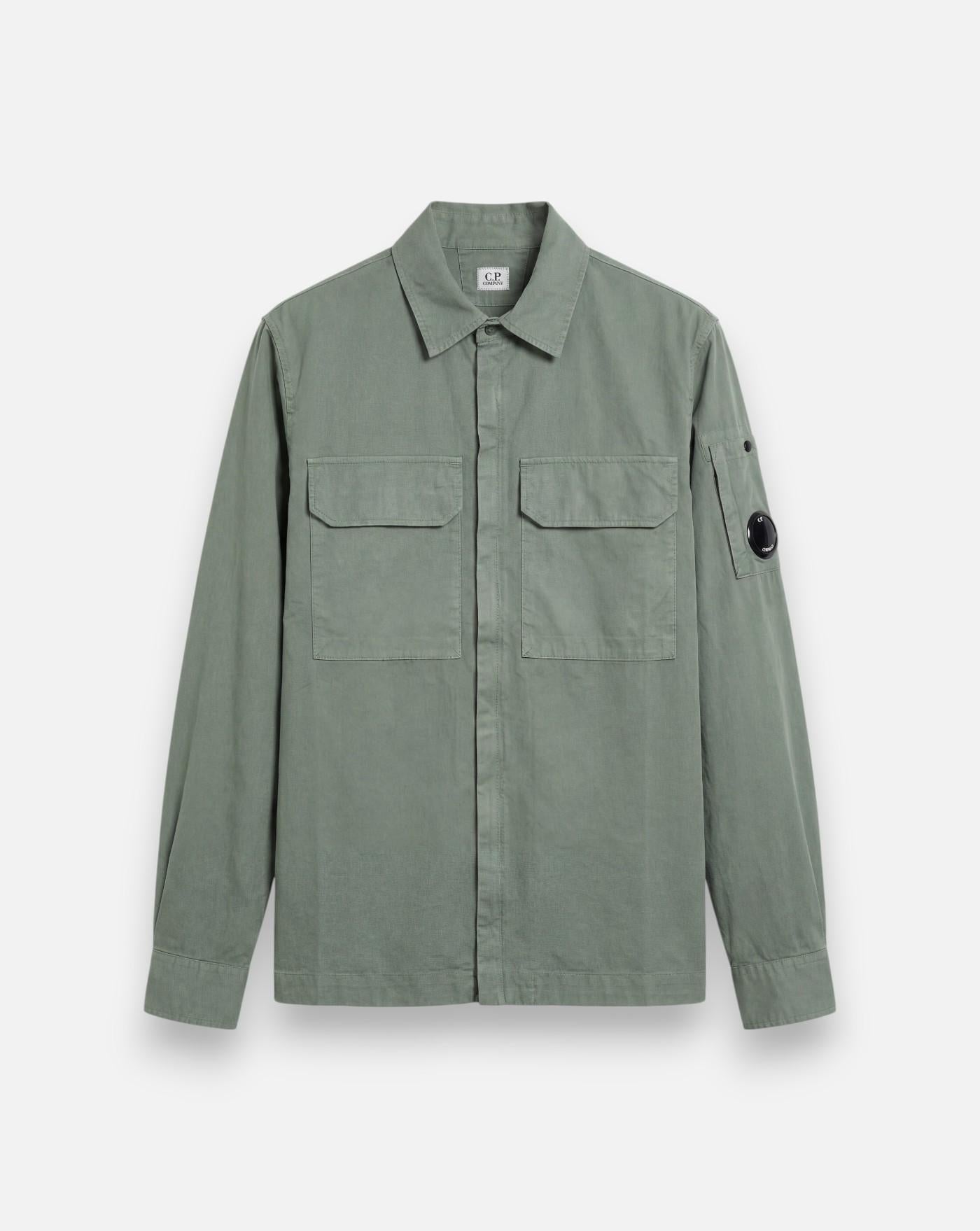 Chaqueta C.P. Company Overshirt Beige 20CMOS156A110143G 668 LAUREL WREATH C.P. COMPANY 