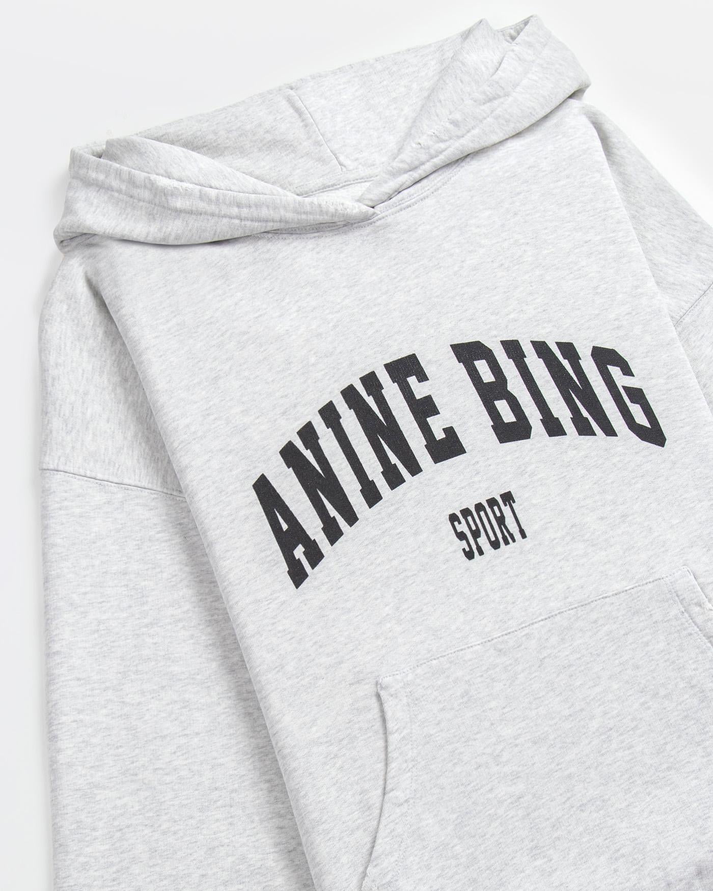 Sudadera Anine Bing Harvey S085185030 GREY MELANGE ANINE BING 