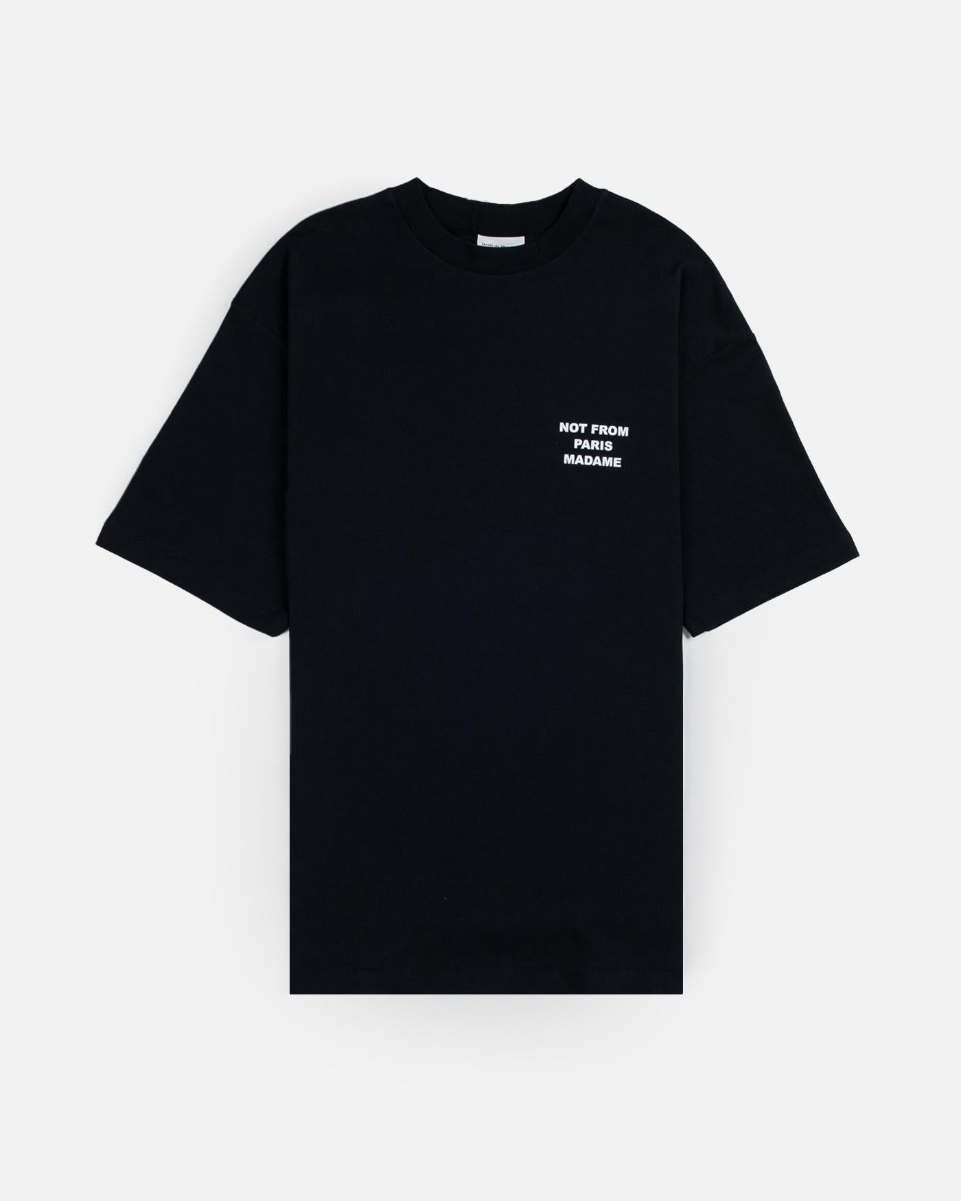 Camiseta Drole de Monsieur Le T-Shirt Slogan TS203 CO002 BL DROLE DE MONSIEUR 