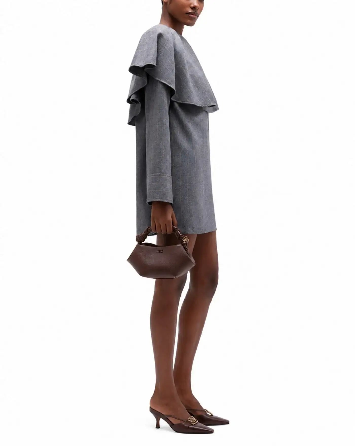 Bolso Ganni Bou Bag Mini Grained A7275 979 GANNI 