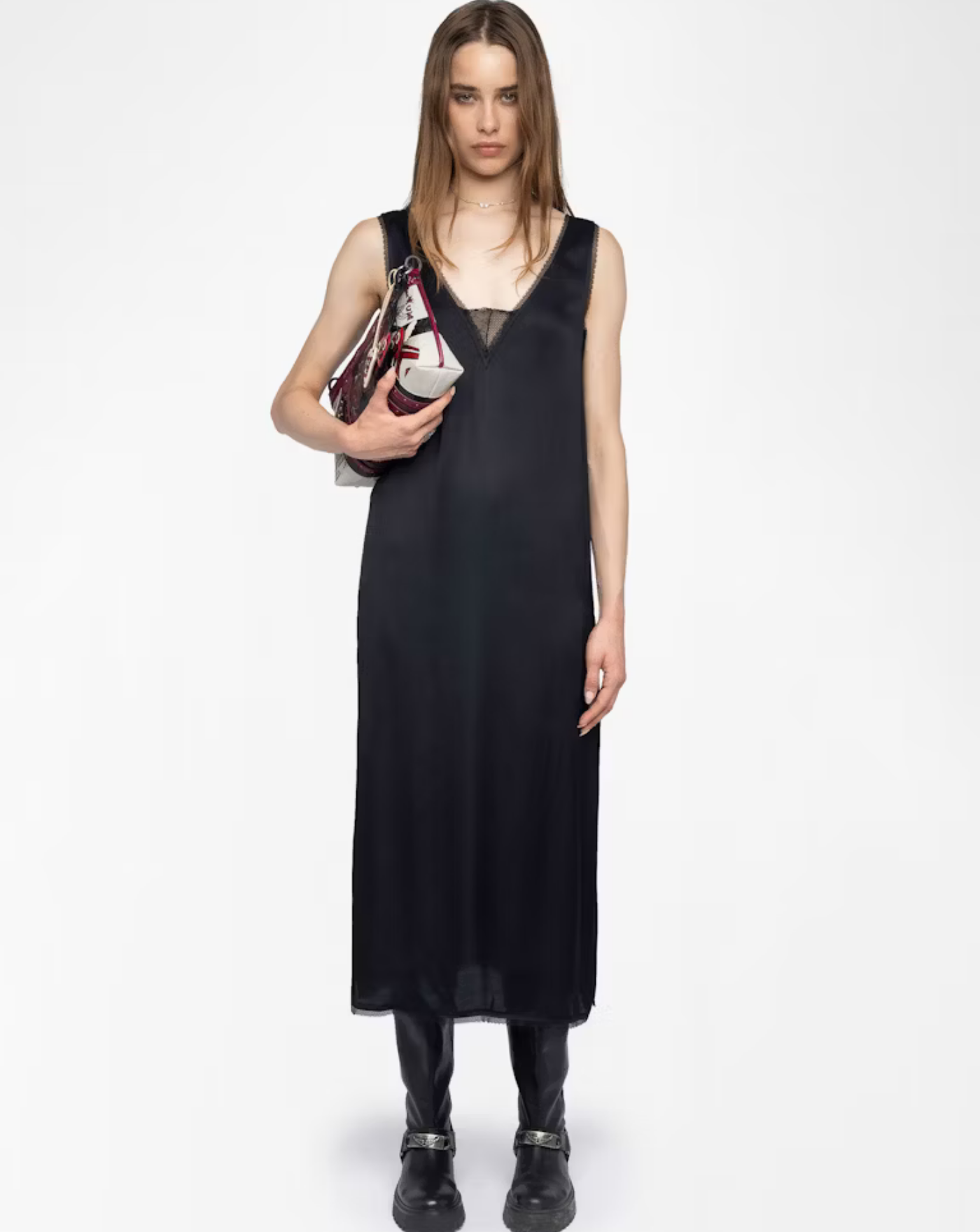 Vestido Zadig & Voltaire Renzo Satin WWDR02556 011 ZADIG & VOLTAIRE 