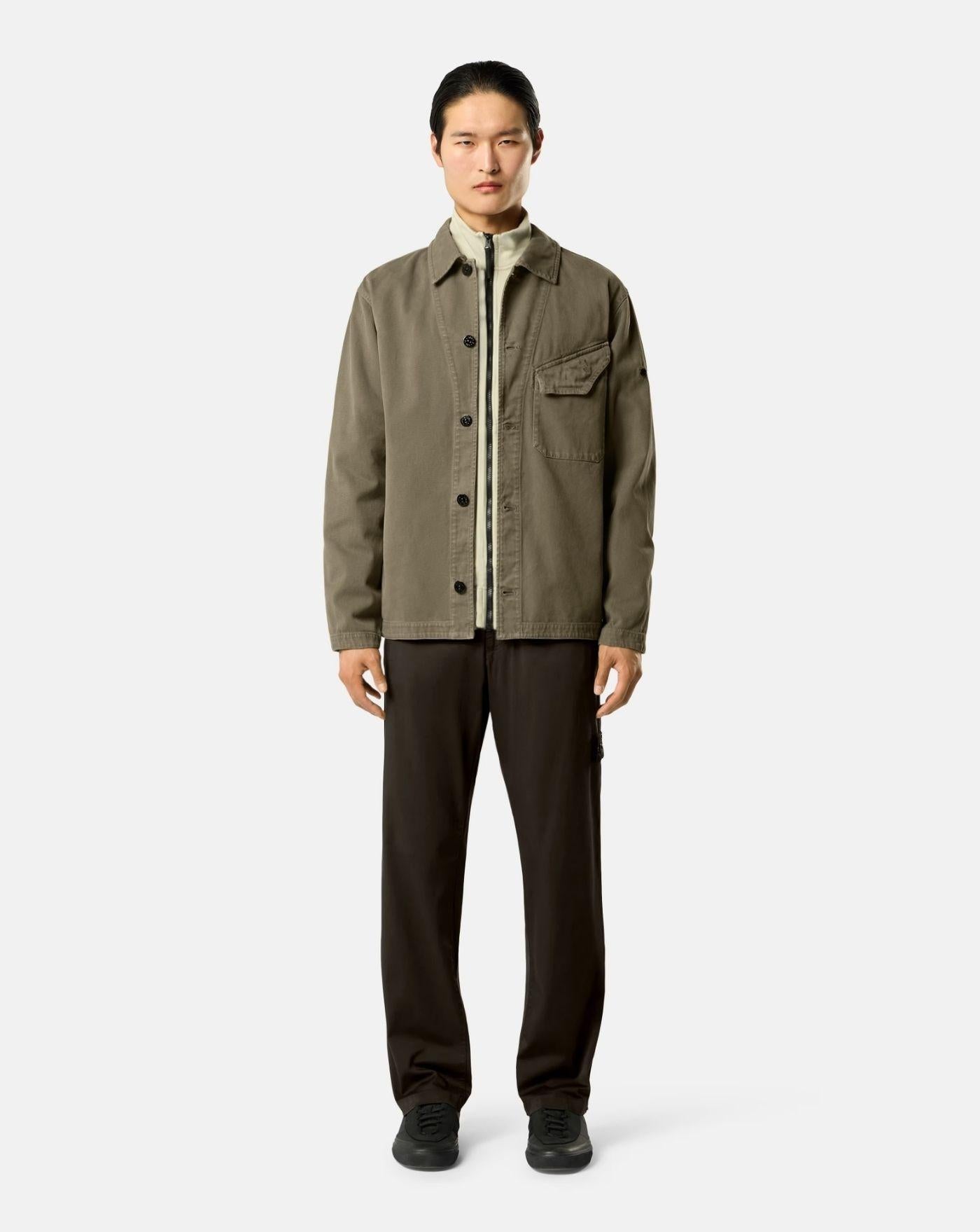 Pantalones Stone Island Stretch Organic Cotton Satin L2S153100012 S0012V0078 STONE ISLAND 
