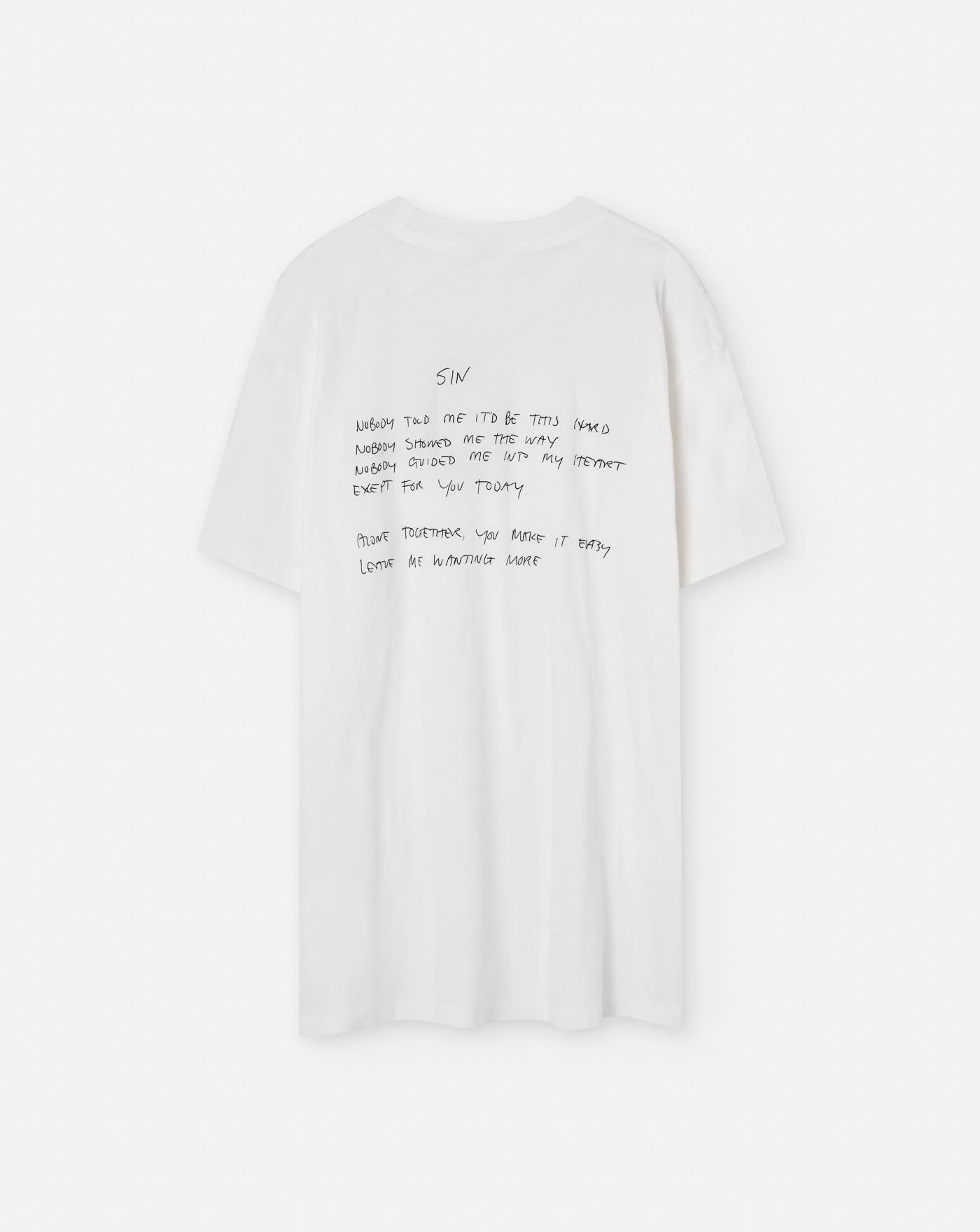 Camiseta Anine Bing Walker Tee Lyrics A0810771IVY1 IVORY ANINE BING 