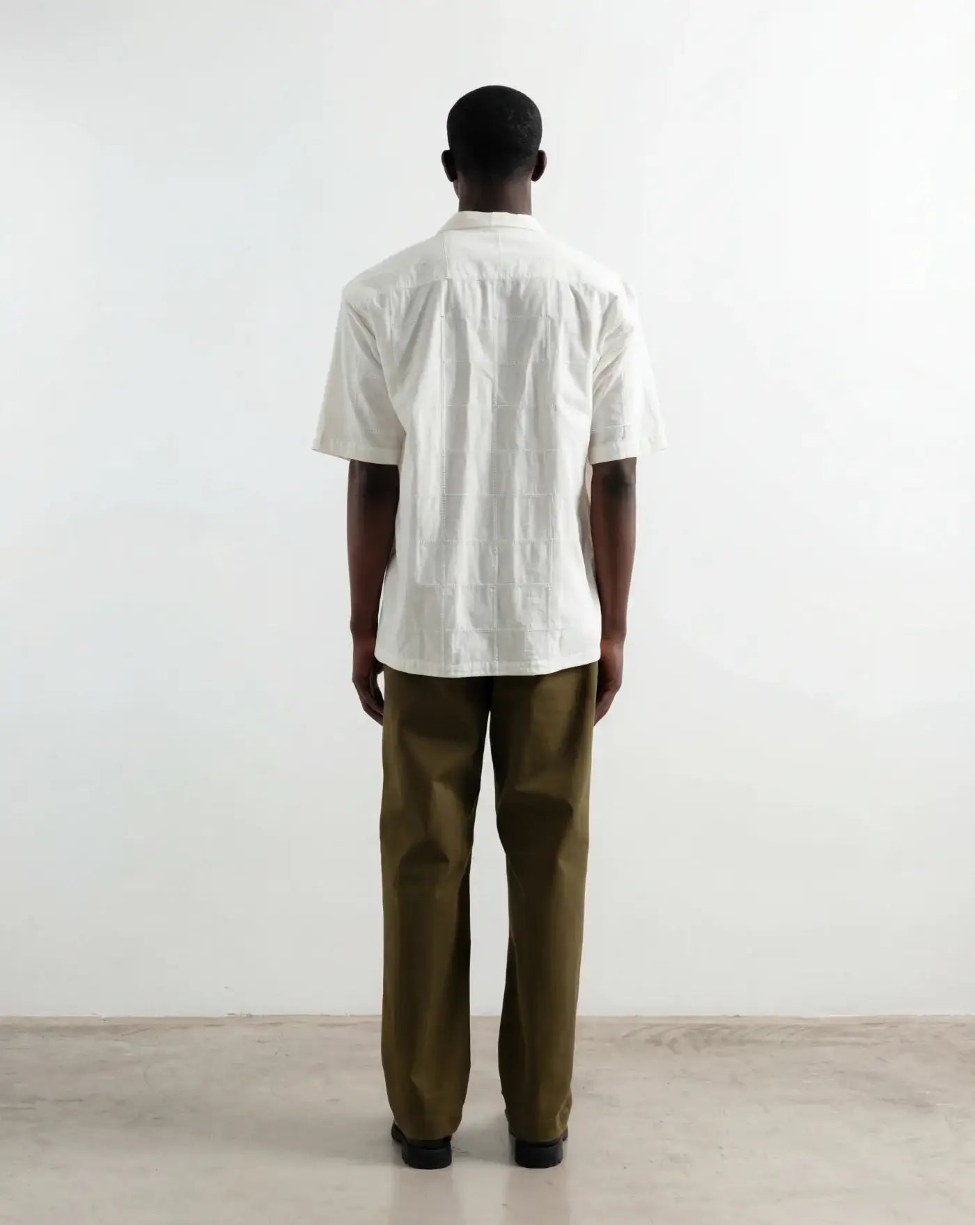 Camisa Edmmond Freedom Short Sleeve 1261021010 PLAIN OFF WHITE EDMMOND 