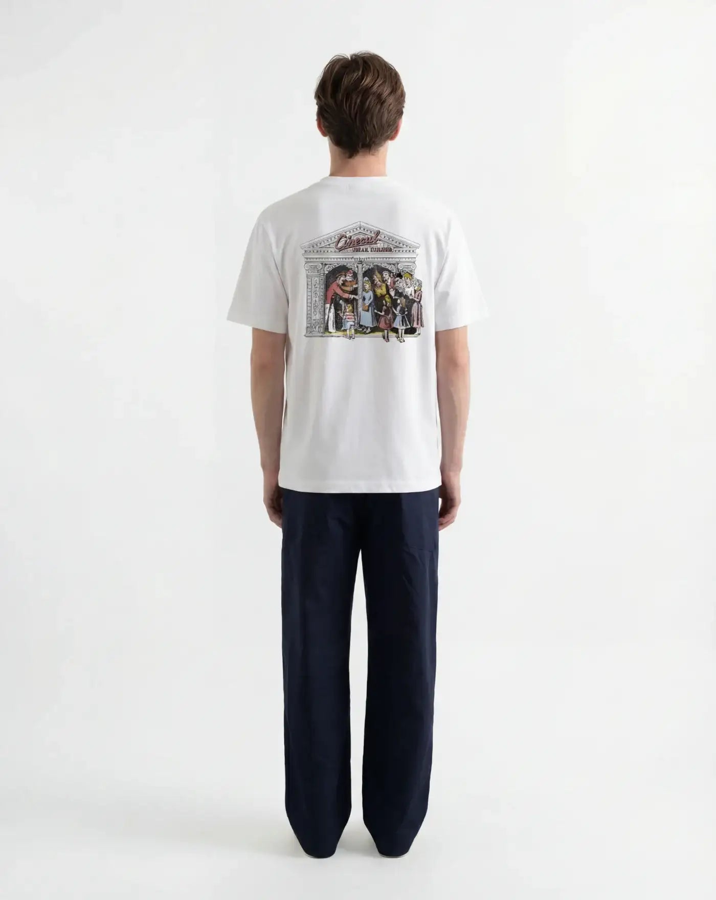 Camiseta Edmmond Media Company 1263030000 PLAIN WHITE EDMMOND 