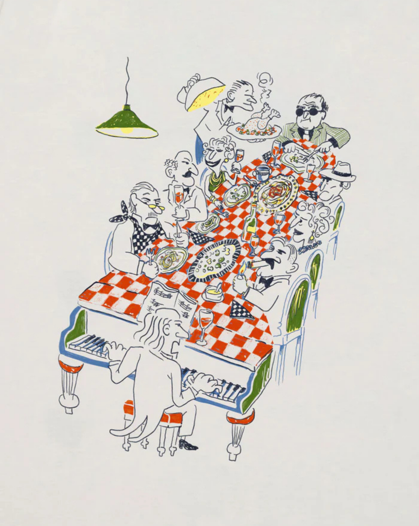 Camiseta Edmmond Piano Bar 3253014010 PLAIN OFF WHITE EDMMOND 