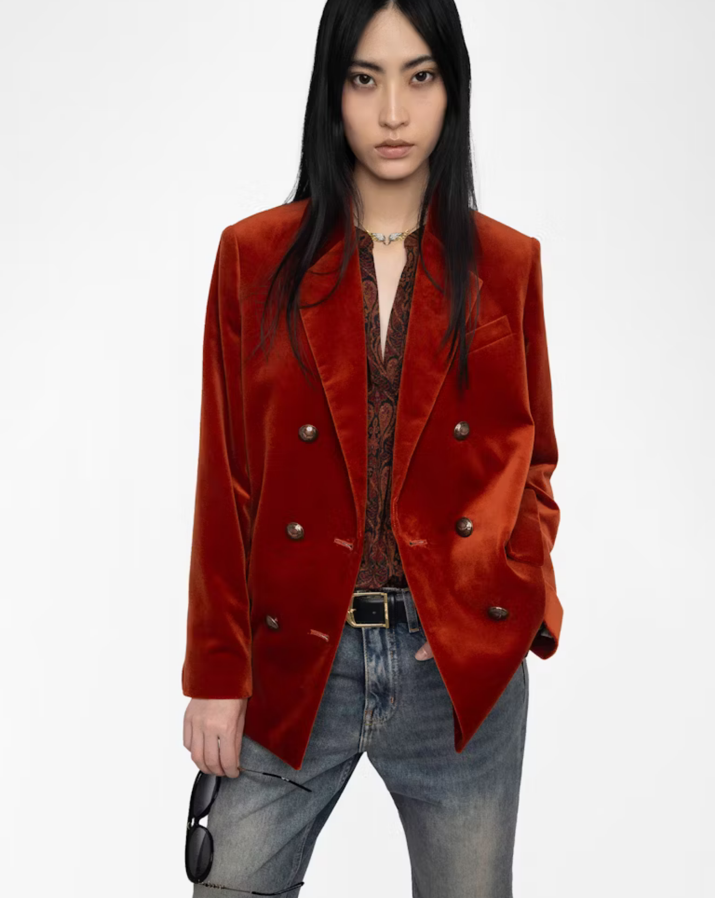 Americana Zadig & Voltaire Vaska WWBL01943 BURN ZADIG & VOLTAIRE 