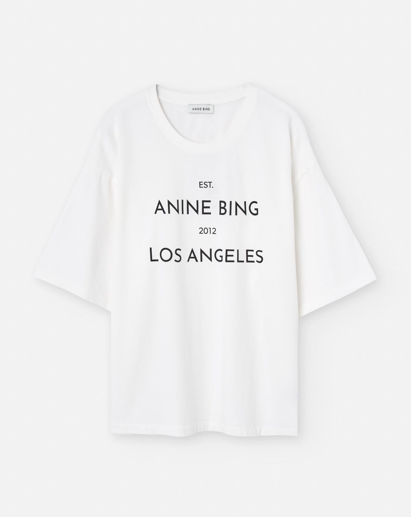 Camiseta Anine Bing Rudy A0811037 IVORY ANINE BING 