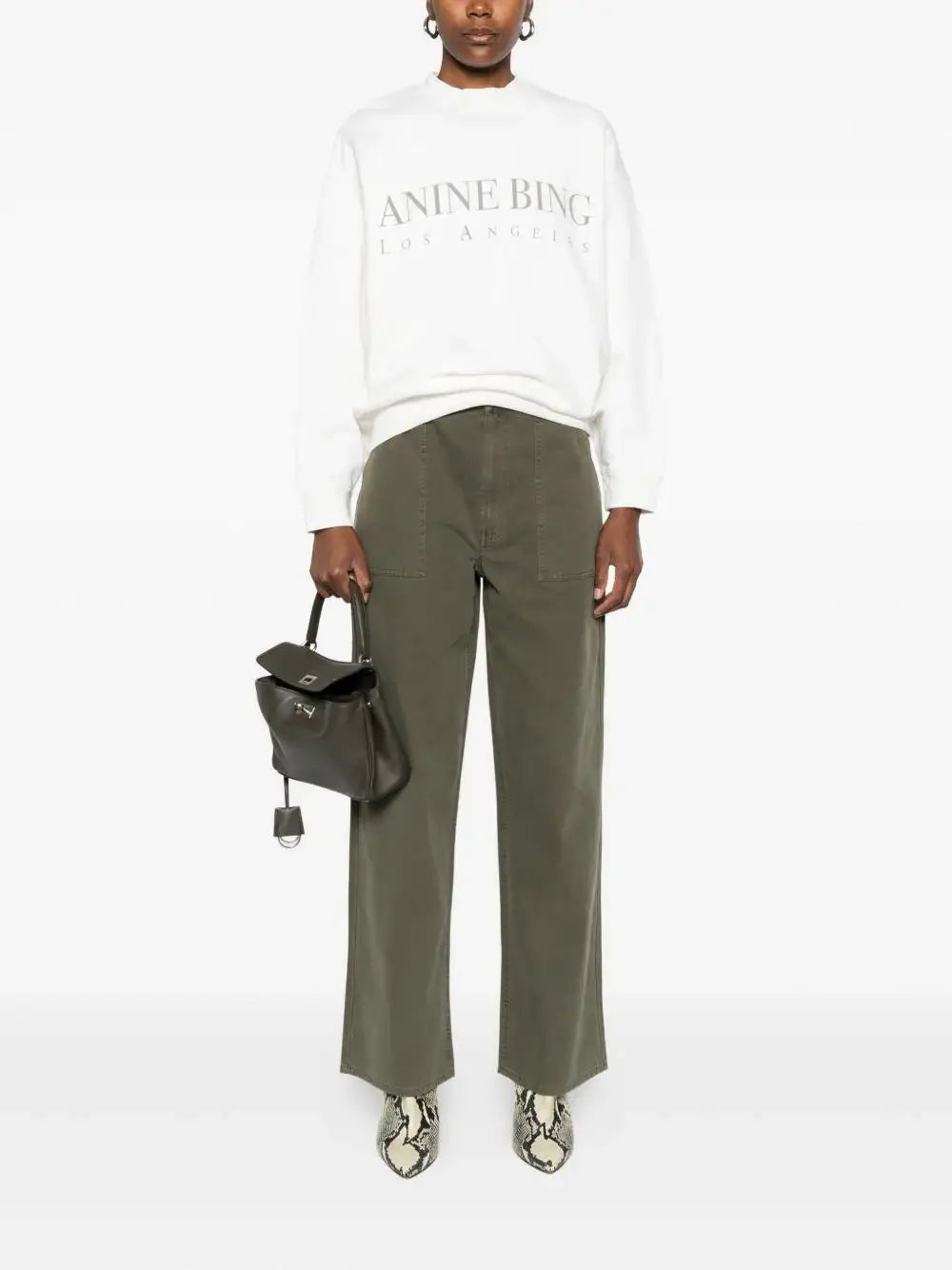 Pantalon Anine Bing Greyson A0311495AYG4 ARMY GREEN ANINE BING 