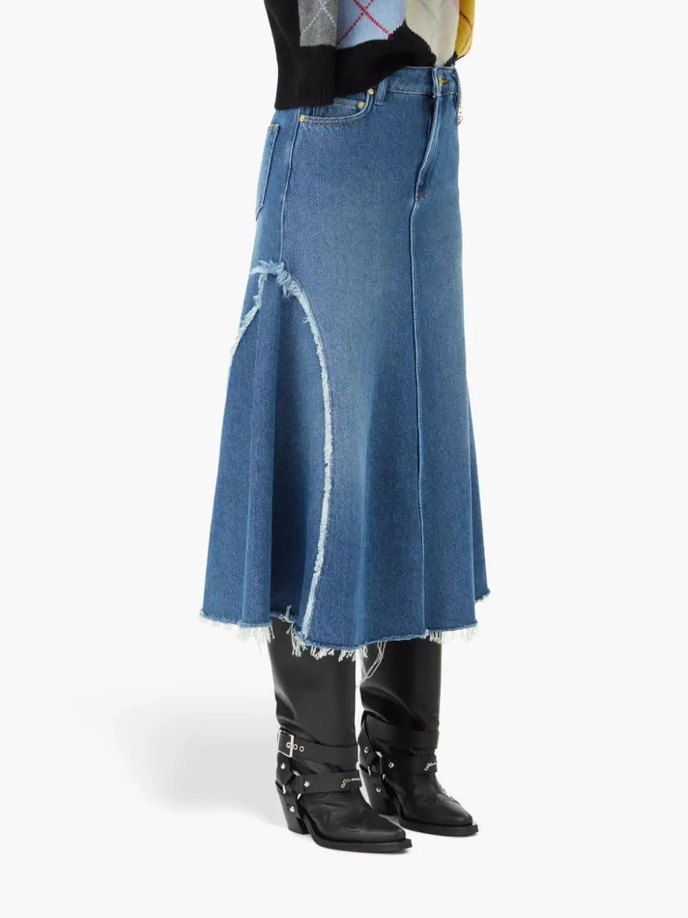 Falda Ganni Heavy Denim J1601 566 GANNI 