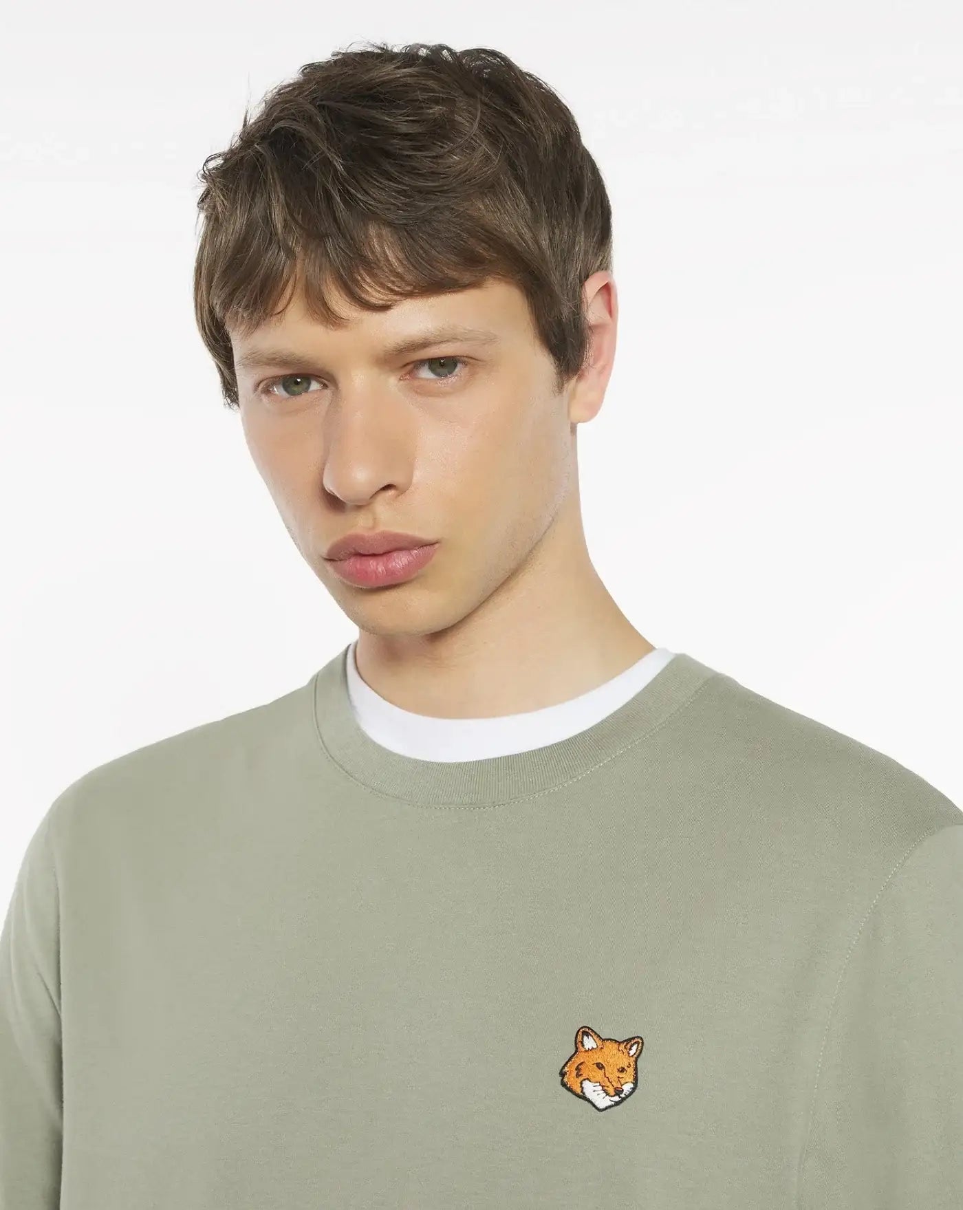 Camiseta Maison Kitsune Fox Head PM00118KJ7026 P131 MAISON KITSUNE 