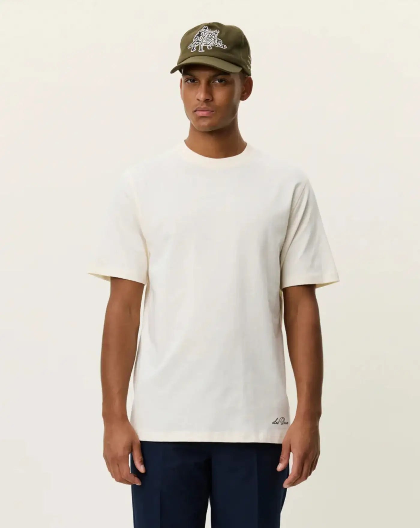 Camiseta Les Deux Ben artist t-shirt 1001565 211EGGNOG WHITE LES DEUX 