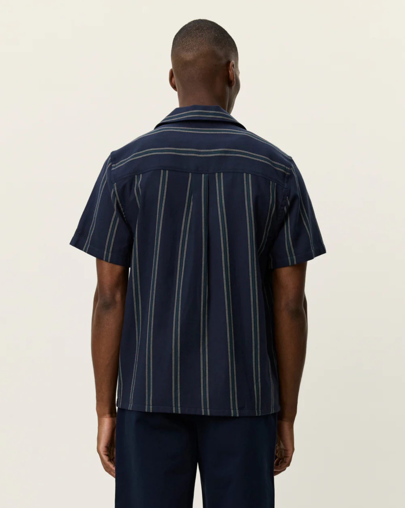 Camisa Les Deux Lawson Stripe SS Shirt<BR/> 1001389 460 LES DEUX 