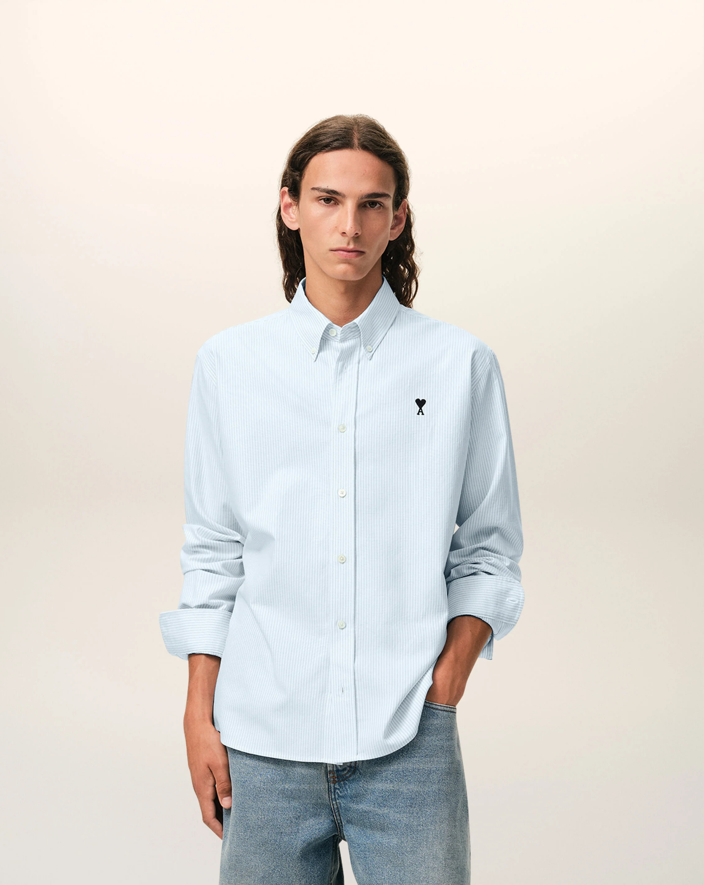 Camisa Ami Paris Ami de Coeur HSH763CO0087 475 AMI PARIS 