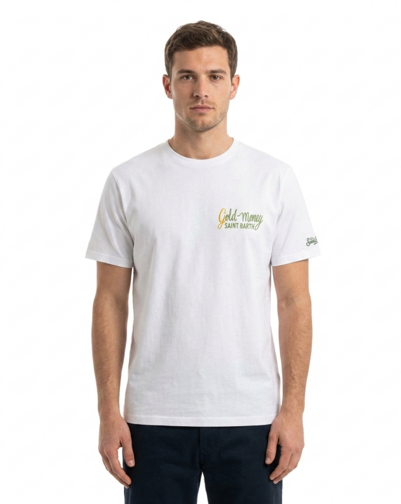 Camiseta MC2 Saint Barth "gold money portland" PRL0002 00934L 01N MC2 SAINT BARTH 