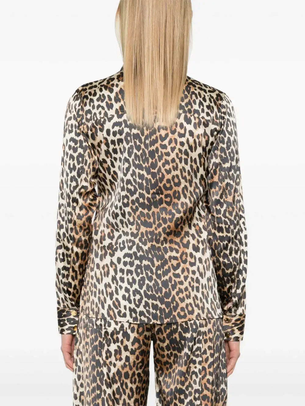Blusa Ganni Printed W0321 943 GANNI 