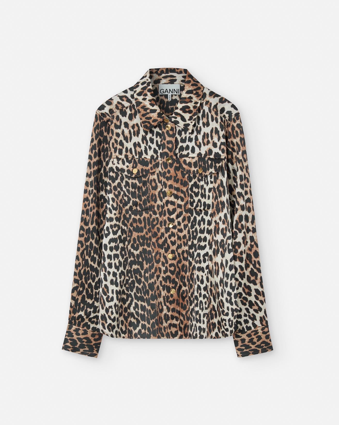 Blusa Ganni Printed W0321 943 GANNI 