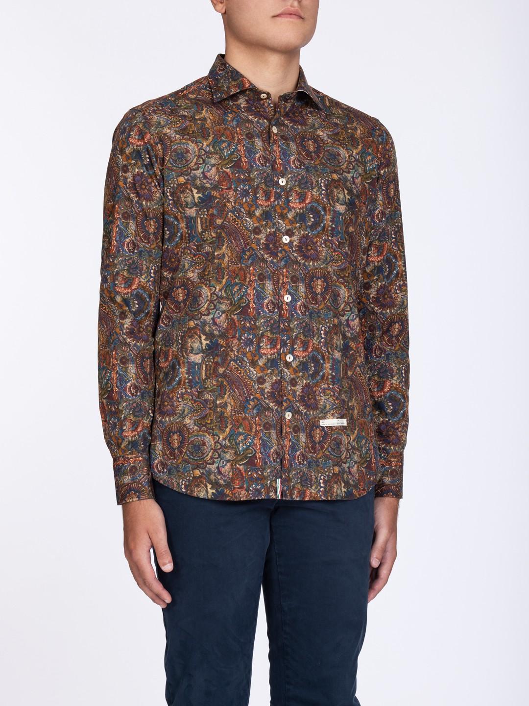 Camisa Tintoria Mattei Estampado 1RC4NJWFR2 25 TINTORIA MATTEI 