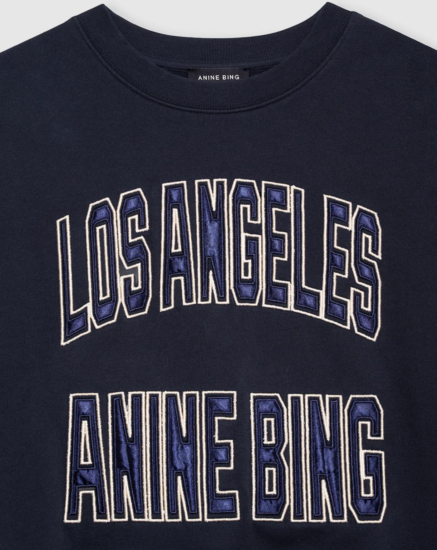 Sudadera Anine Bing Harry Shrunken A0811677VTG BLACK ANINE BING 