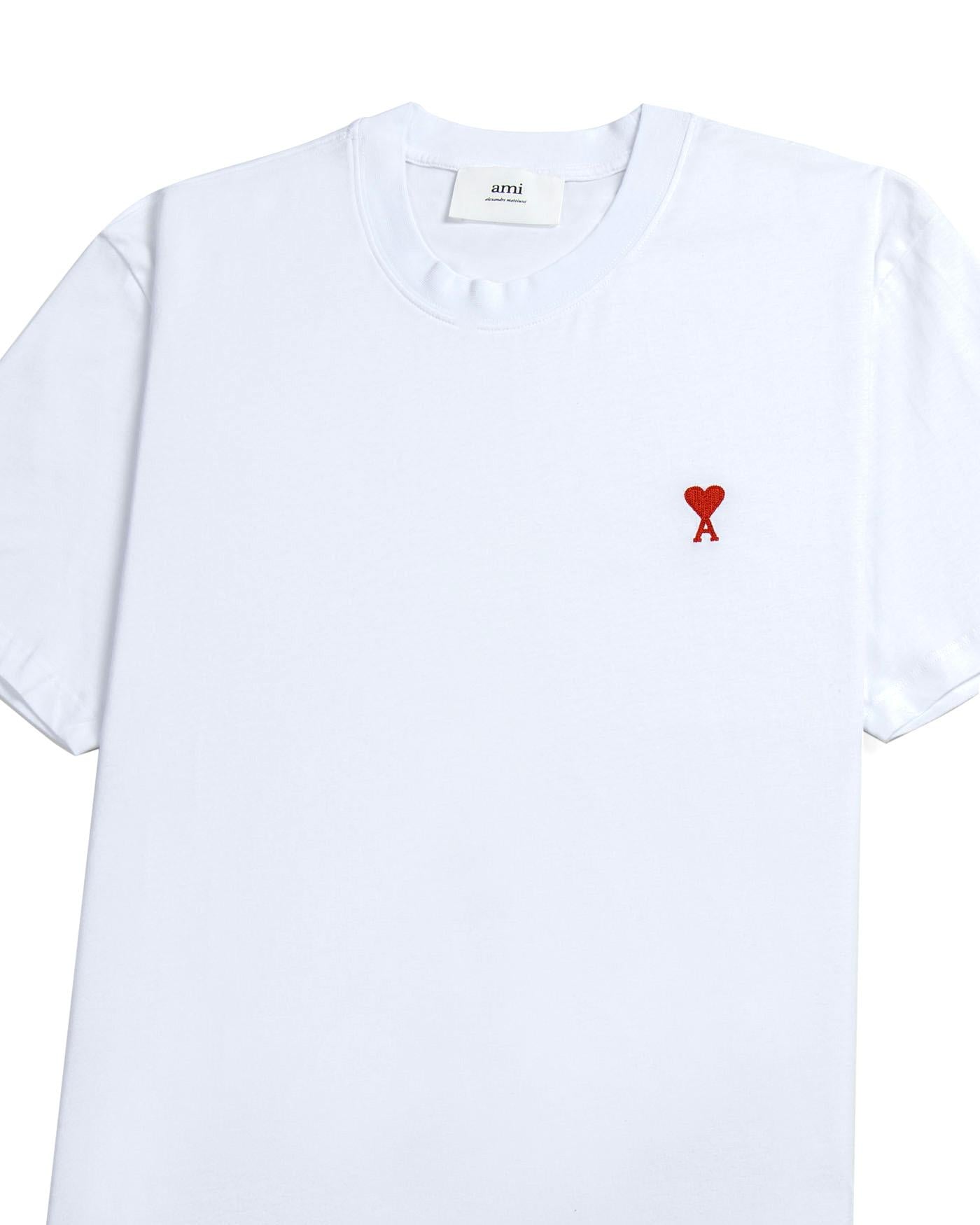 Camiseta Ami Paris Ami de Coeur BFUTS035724 100 AMI PARIS 