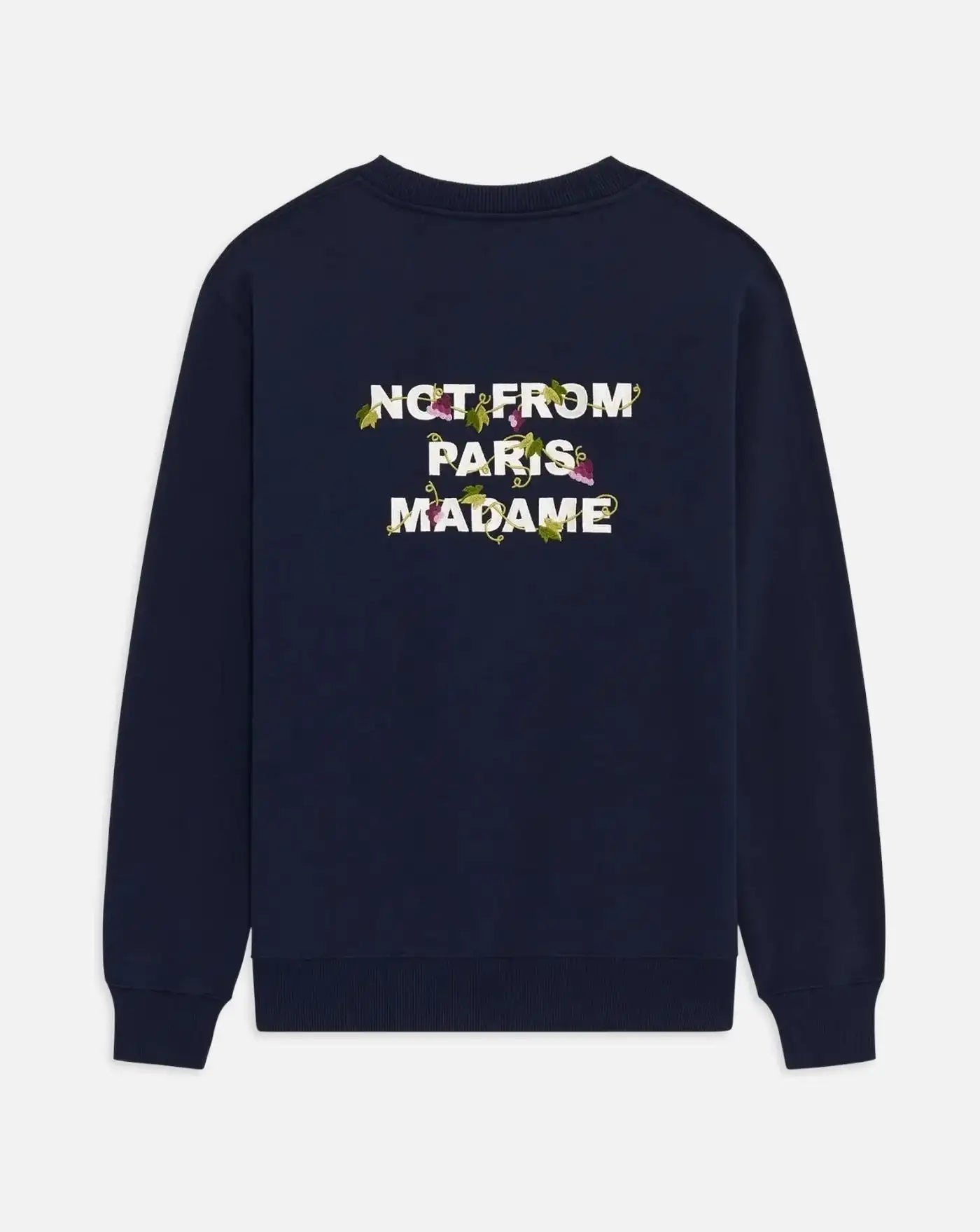 Sudadera Drole de Monsieur Vine Embroidered Slogan Sweatshirt SW209 CO127 NY DROLE DE MONSIEUR 
