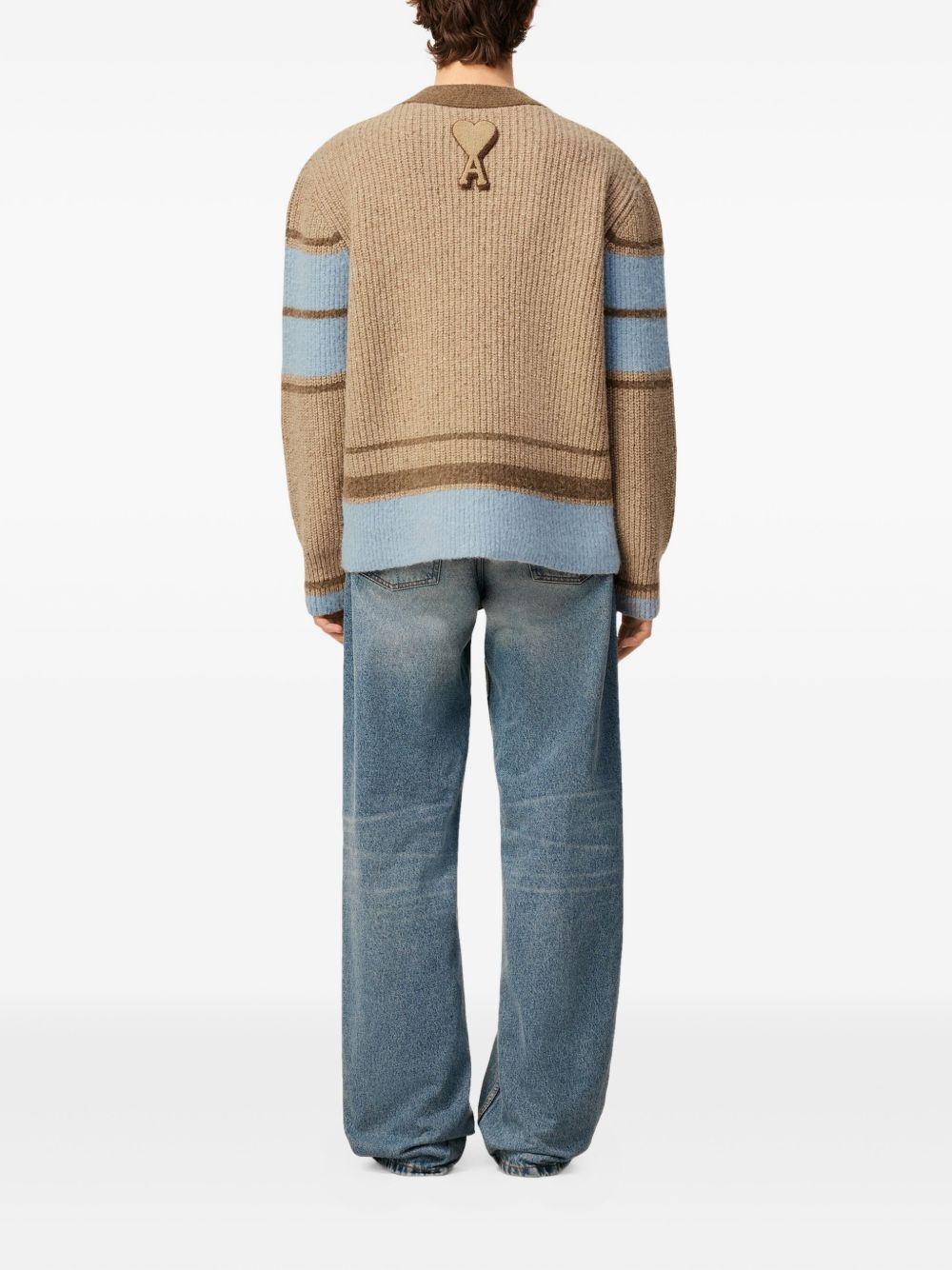 Cardigan Ami Paris Collegue HKC358KN0111 280 AMI PARIS 