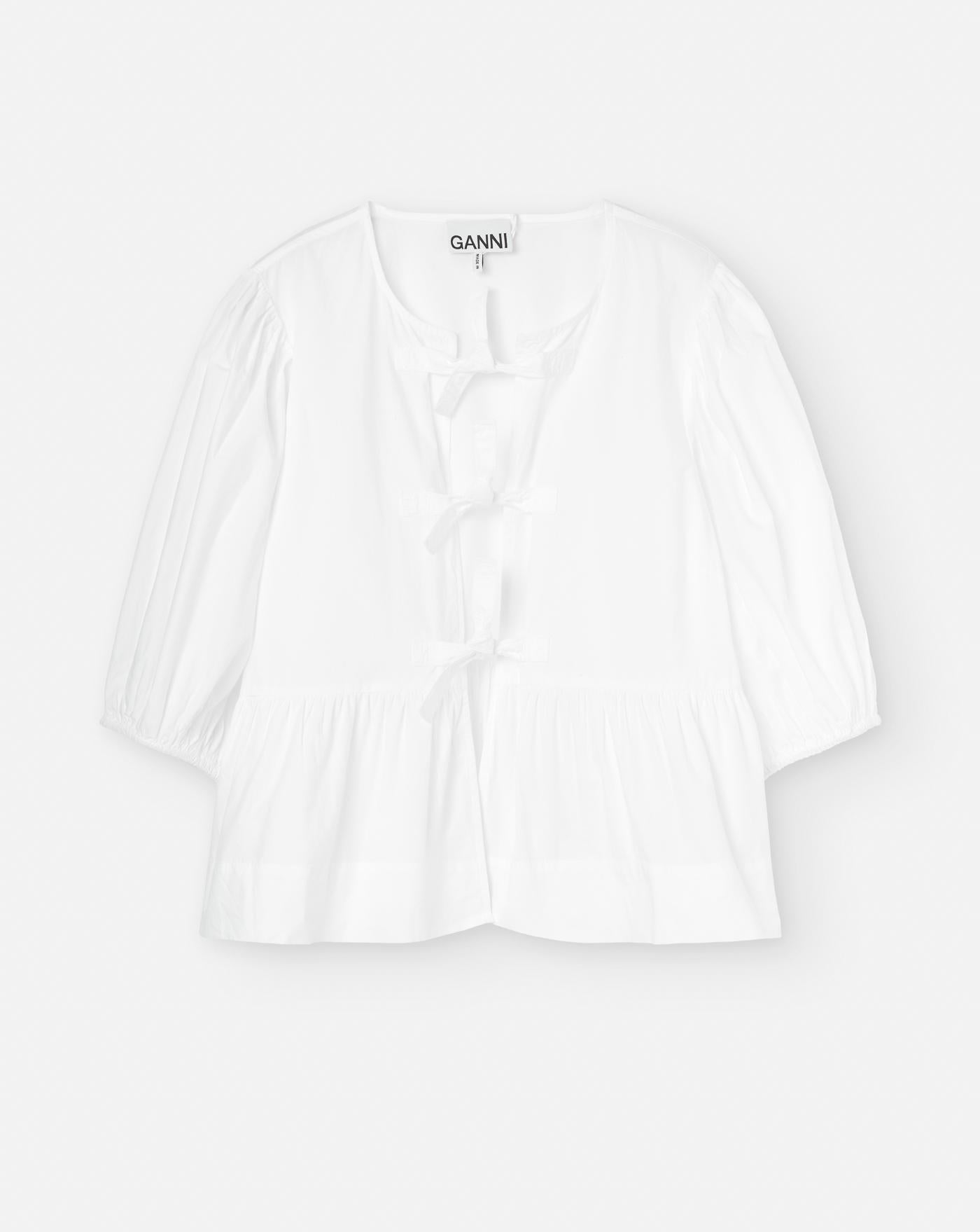 Blusa Ganni Peplum F7364 151 GANNI 