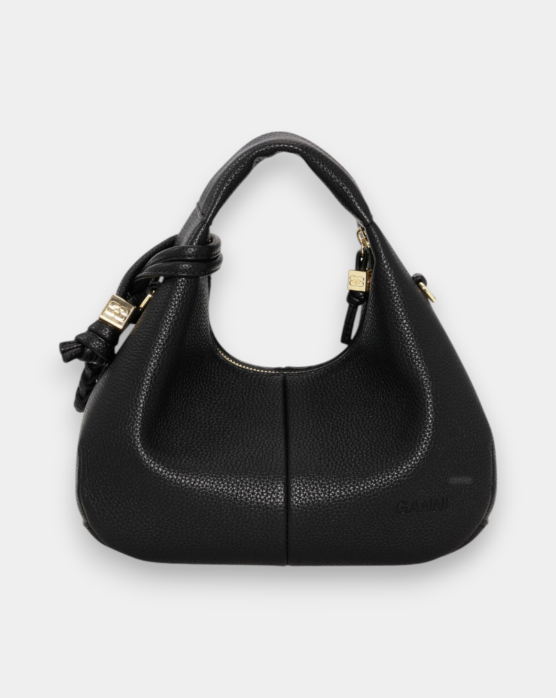 Bolso Ganni Hobo Mini Grained A6976 099 GANNI 