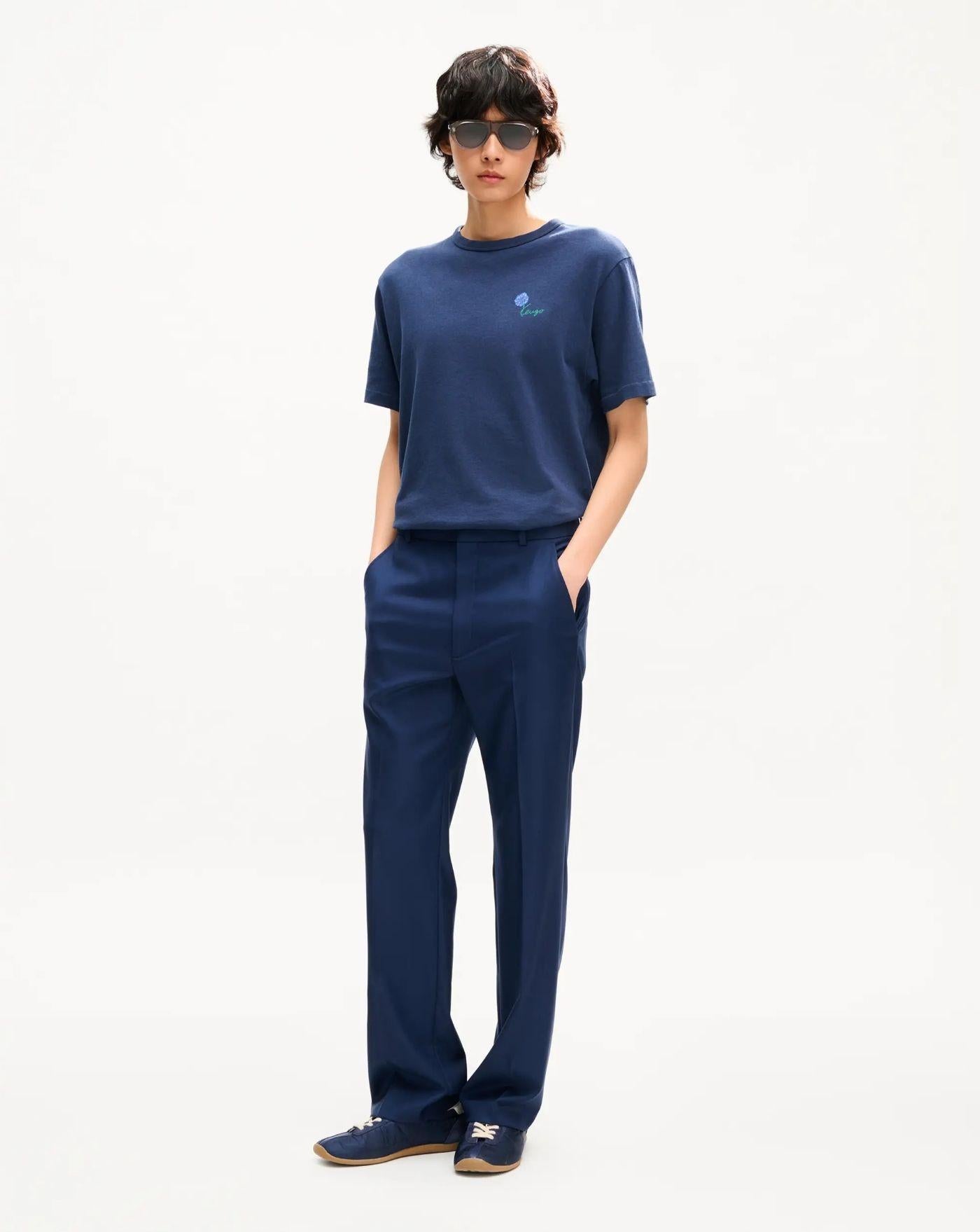 Camieseta Kenzo Tulip<BR/><BR/> FG65TS2934SK 79 BLUE BLACK KENZO 