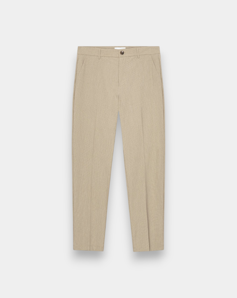 Pantalon Les Deux Como Reg Mini Check Pants 1001322 810 LES DEUX 